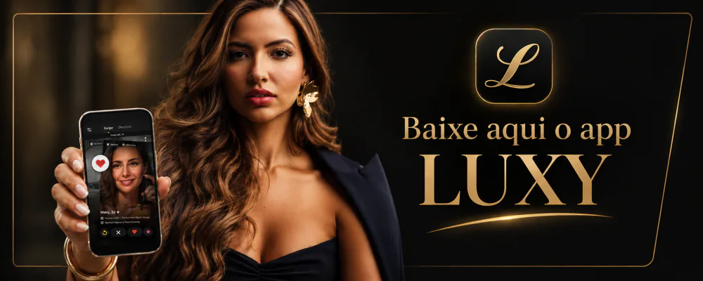 Baixe aqui o app Luxy